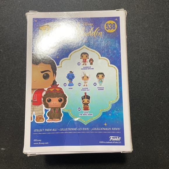 Aladdin of Agrabah with Abu #538 Funko Pop Brand New Disney Movie - Picture 3 of 6